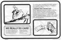 Speeder Bike, Instruction Sheet